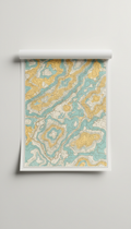 Surveyor’s Map Art Print on Archival Paper