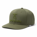 Surveyor Snapback Cap - Embroidered Theodolite - Burns Surveying